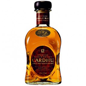 Whisky Escoces 12 años puro de malta CARDHU botella 70 cl